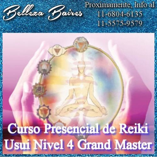 Curso De Reiki Usui Nivel 4 Grand Master Maestro Avanzado CON